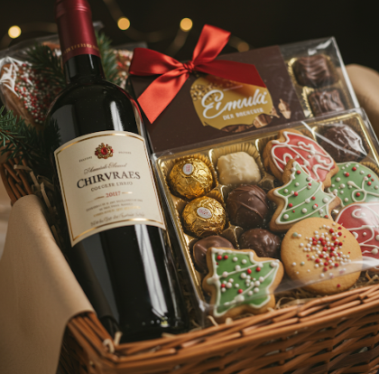 <h3>Christmas Gift </h3><h3>Hamper</h3>